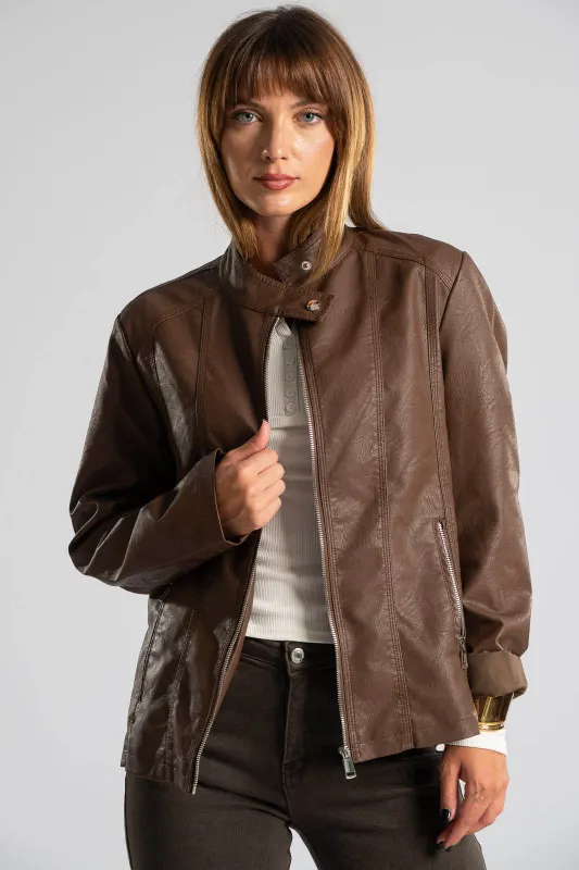 Jacket Δερματίνη Lupeto
