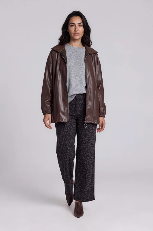  Jacket Leatherette With Zipper