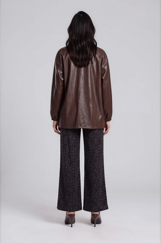 Jacket Δερματίνη Με Φερμουάρ