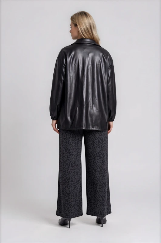 Jacket Δερματίνη Με Φερμουάρ