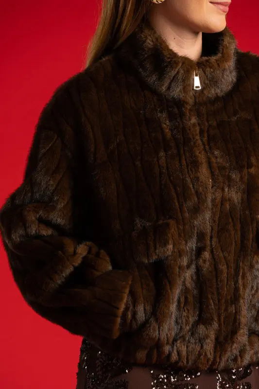 Jacket Γούνινο Κοντό