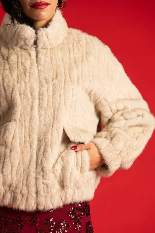 Jacket Γούνινο Κοντό