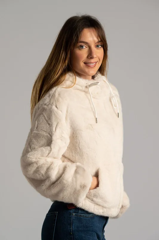 Jacket Γούνινο Κουκούλα