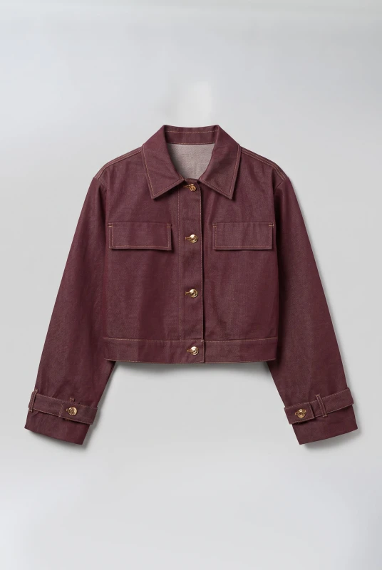 Jacket Jean Crop 
