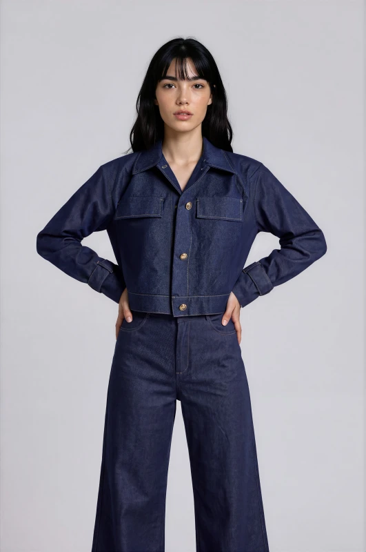 Jacket Jean Crop