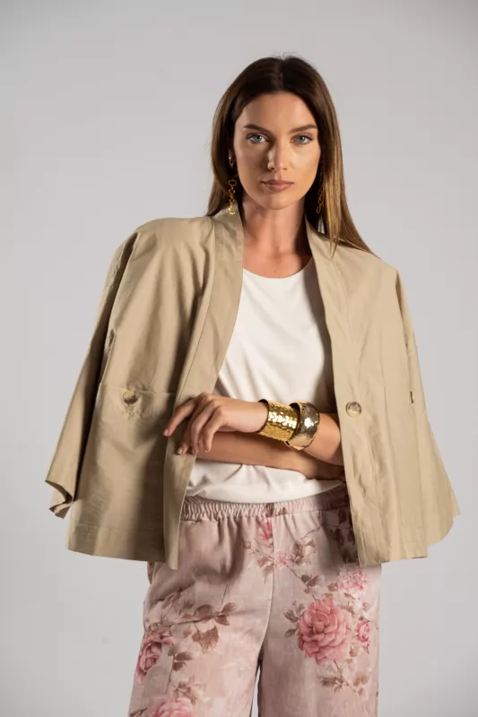 Jacket Κοντό Τσέπες