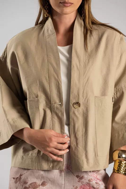 Jacket Κοντό Τσέπες