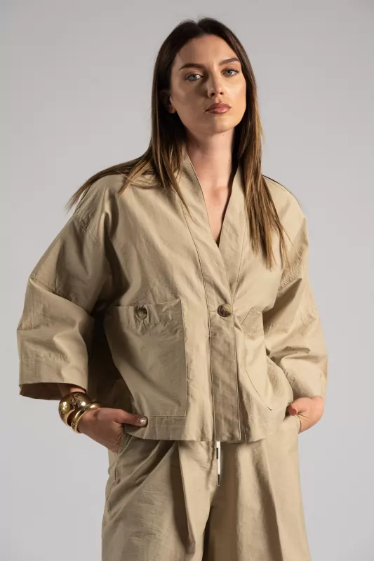 Jacket Κοντό Τσέπες