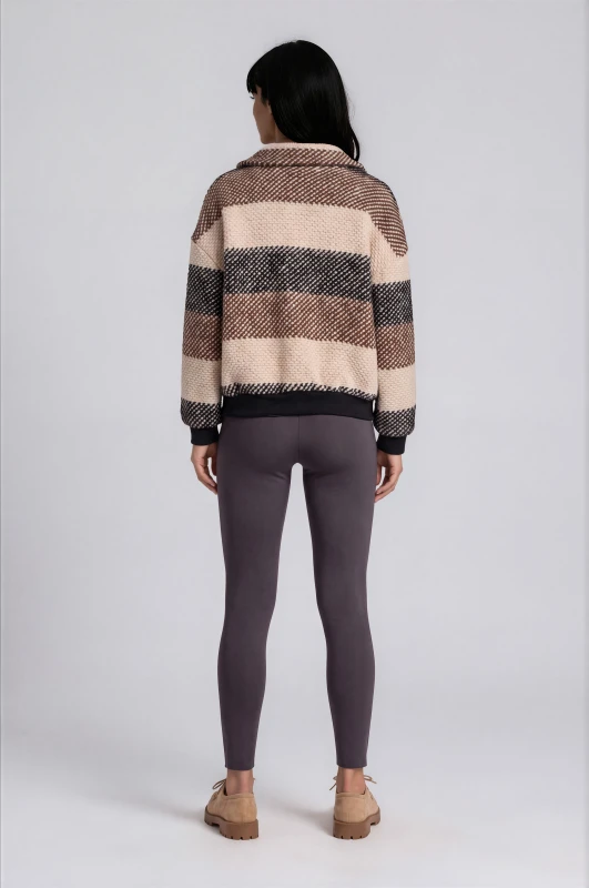 Jacket με Ανάγλυφη Ύφανση