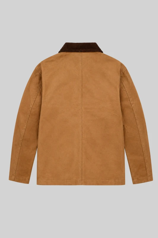 Jacket Σουέτ Κοτλέ Γιακάς