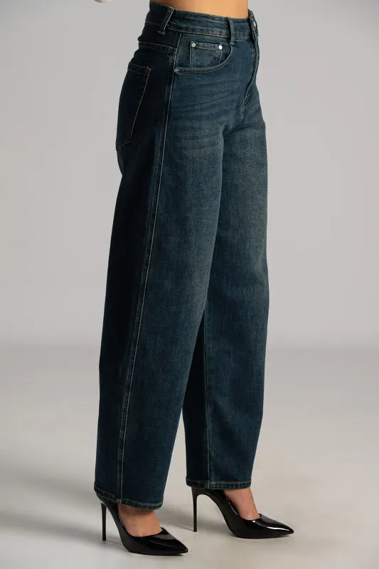 Jean Balloon High Waist 