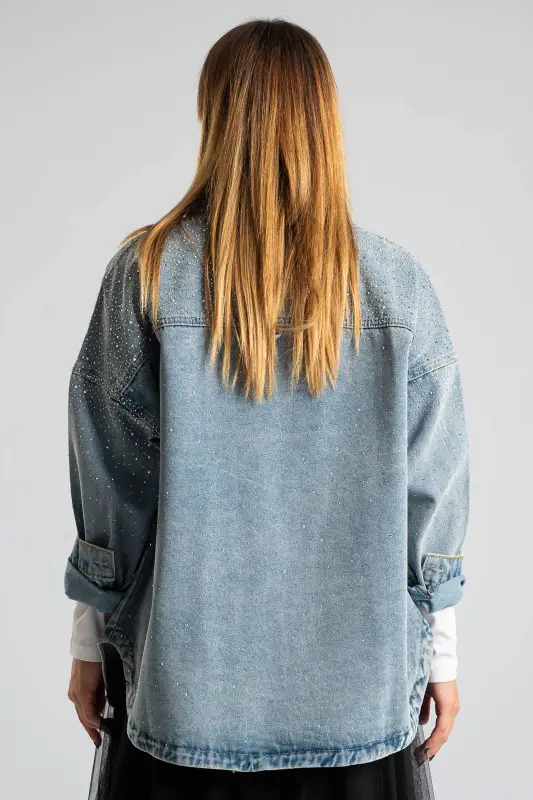 Jean Jacket Rhinestones