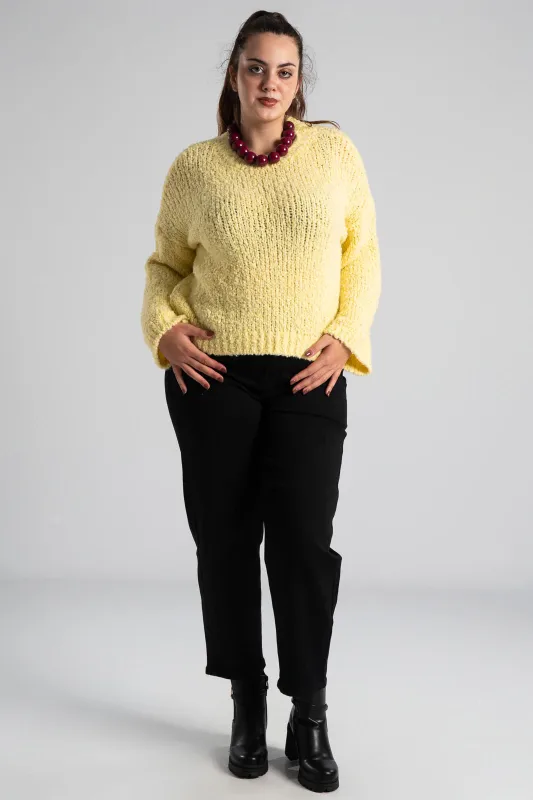 Jean Παντελόνι Mom Fit Μονόχρωμο