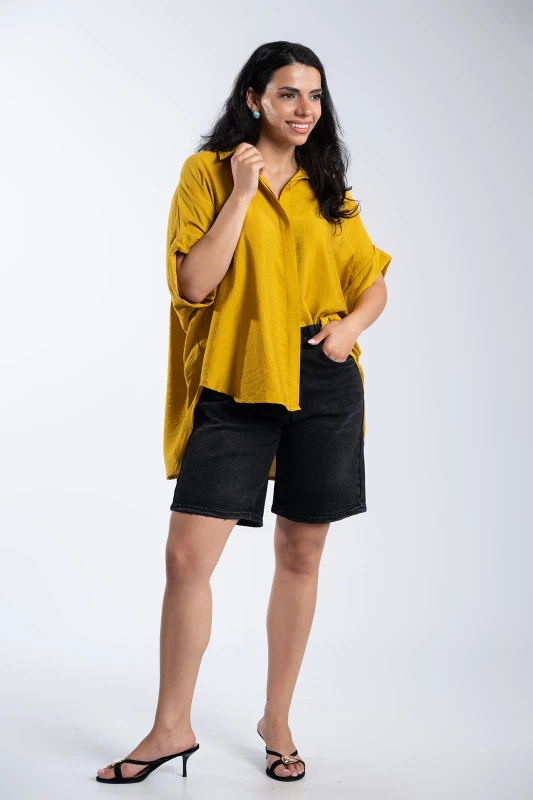 Jean Bermuda Solid Color