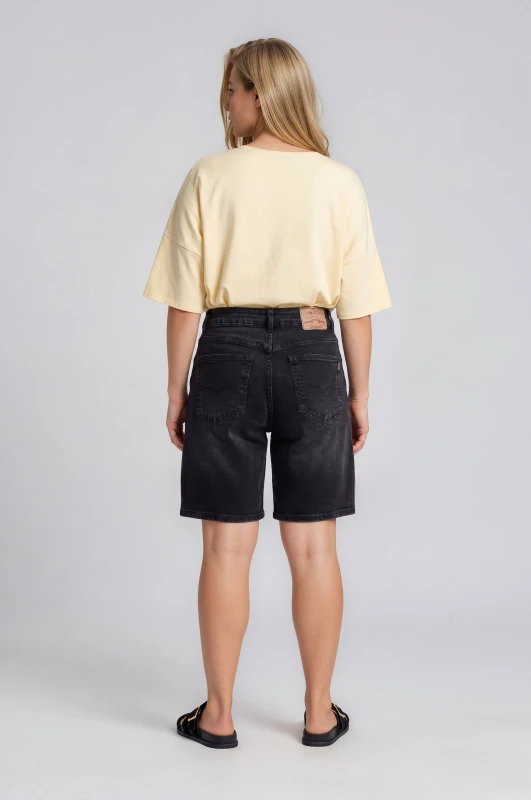 Jean Bermuda Solid Color