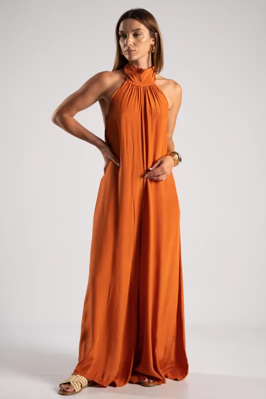 Jumpsuit Halter Neck