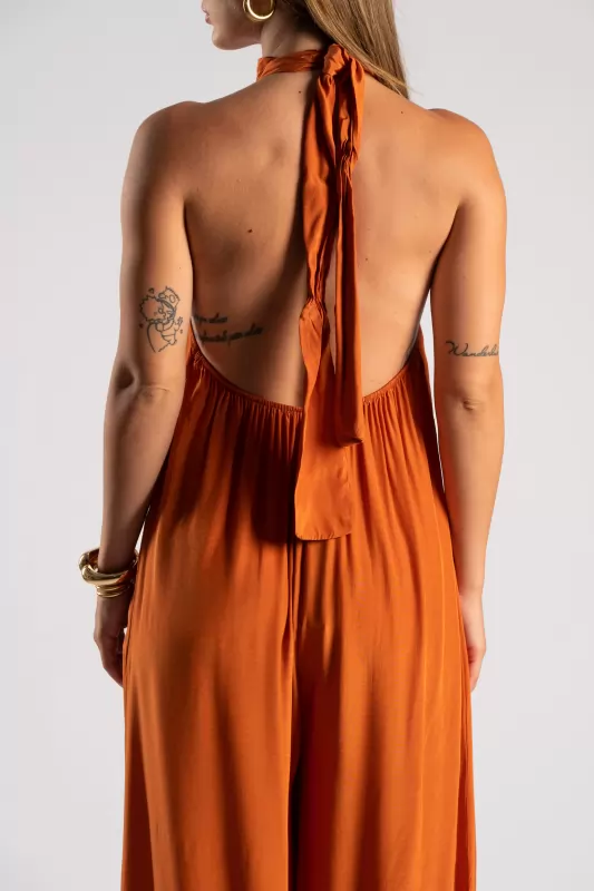 Jumpsuit Halter Neck