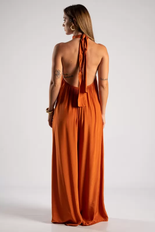 Jumpsuit Halter Neck