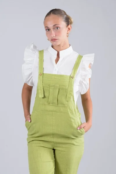 Jumpsuit Linen Lime