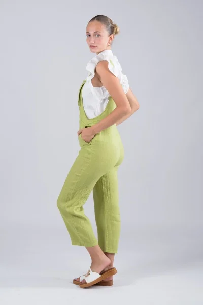 Jumpsuit Linen Lime