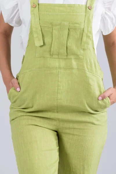 Jumpsuit Linen Lime