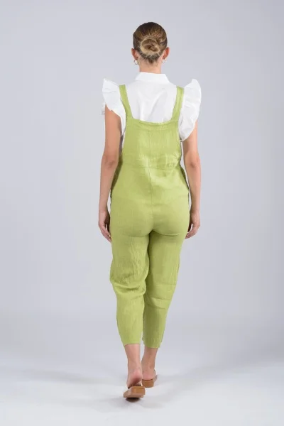 Jumpsuit Linen Lime