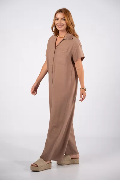 Jumpsuit Over Taupe