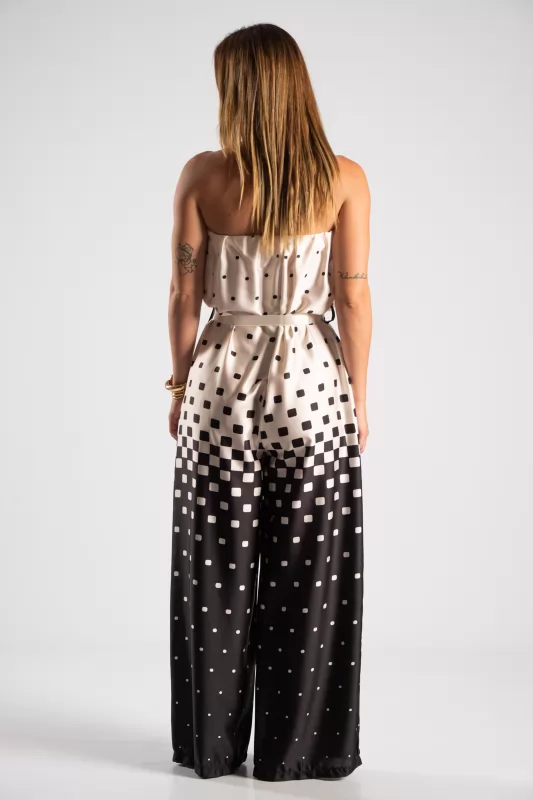 Jumpsuit Strapless Square