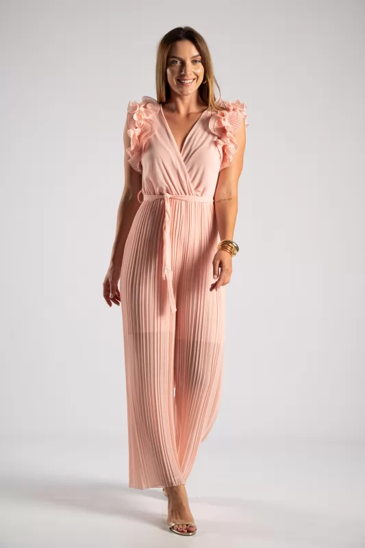 Jumpsuit Βολάν Πλισέ