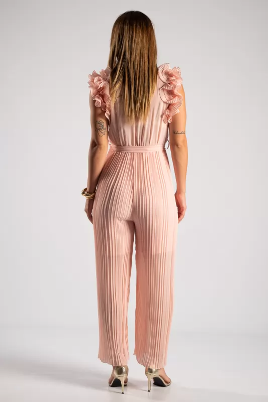 Jumpsuit Βολάν Πλισέ