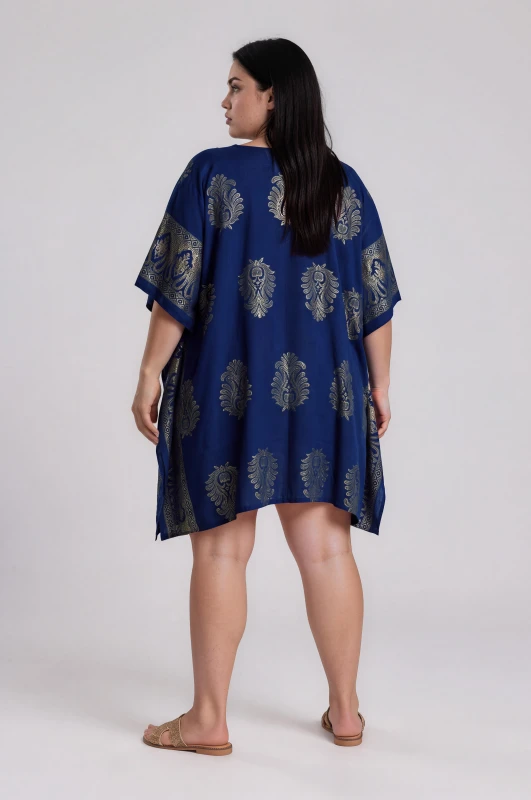 Καφτάνι Oversized Εμπριμέ
