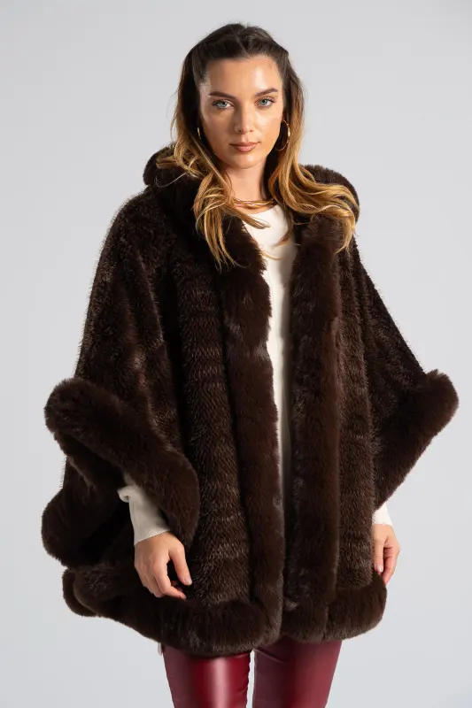 Cape Fur Hoodie 
