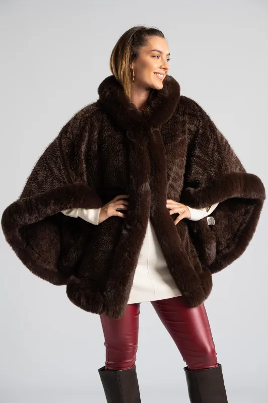 Cape Fur Hoodie 