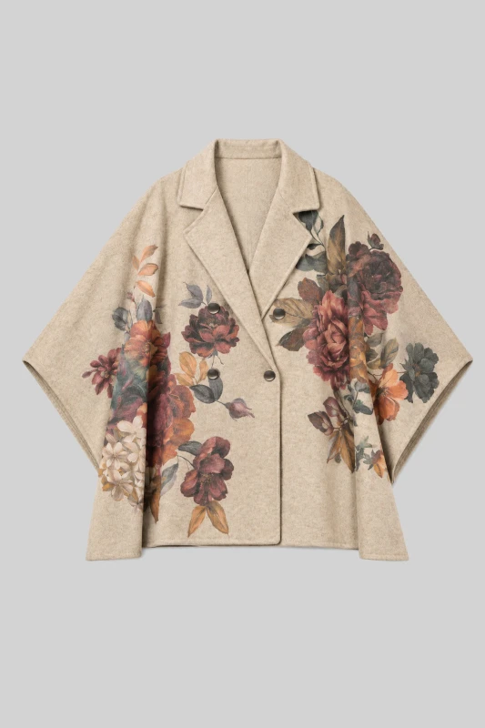 Κάπα με Κουμπιά Floral
