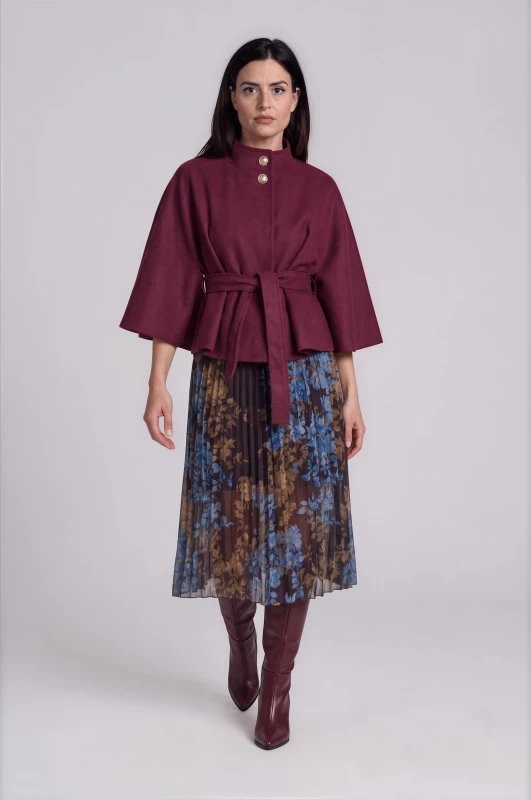 Cape With Gold Buttons