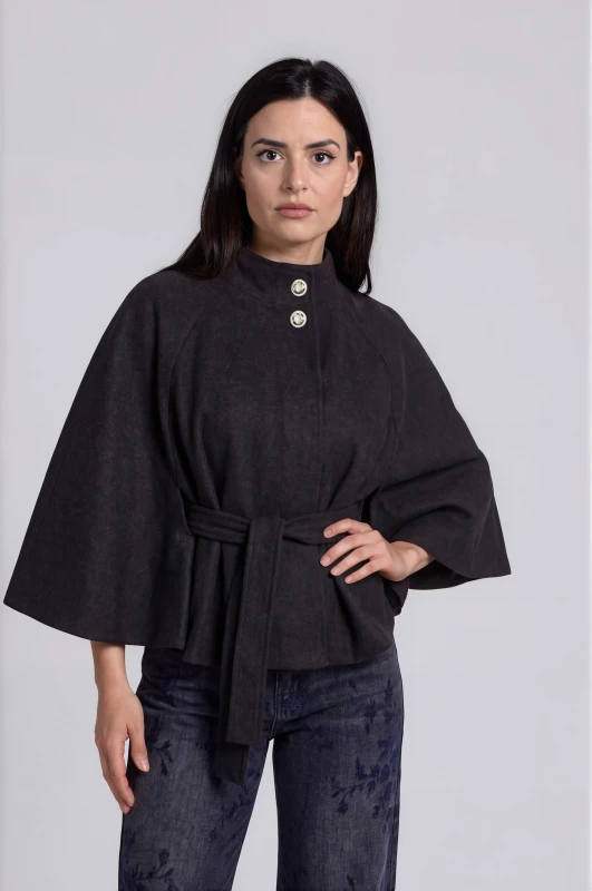 Cape With Gold Buttons