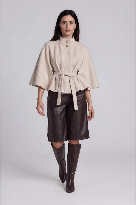 Cape With Gold Buttons