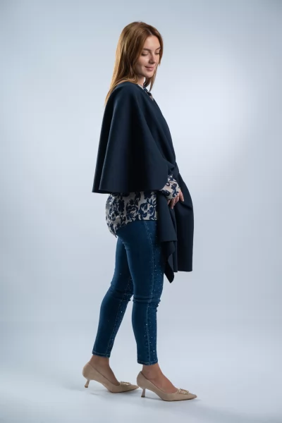 Κάπα Simple Line Navy Blue