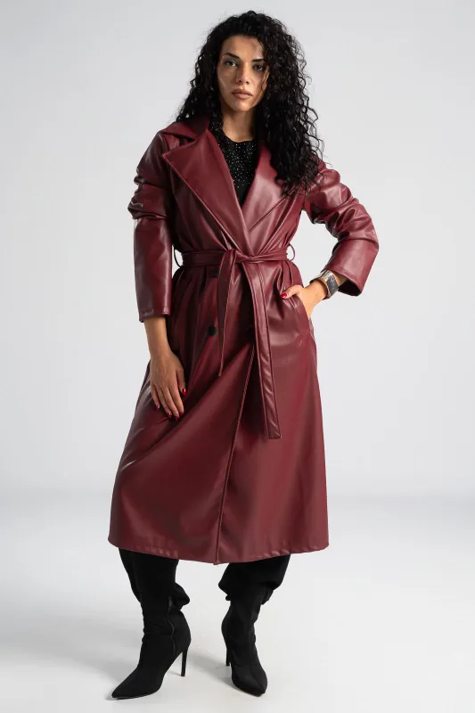 Καπαρντίνα Δερματίνη Ζώνη