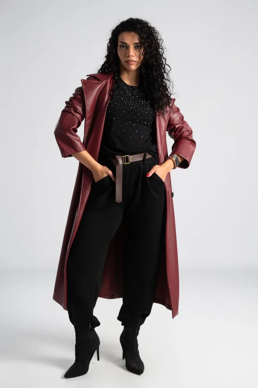 Καπαρντίνα Δερματίνη Ζώνη