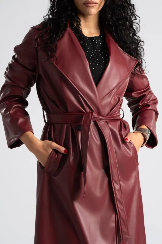 Καπαρντίνα Δερματίνη Ζώνη