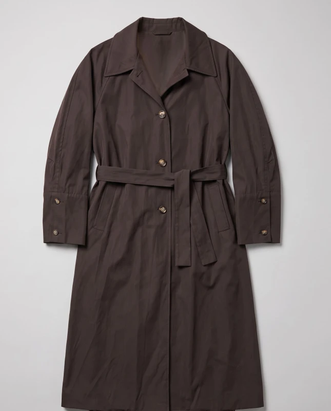 Καπαρντίνα Oversized Μονόχρωμη