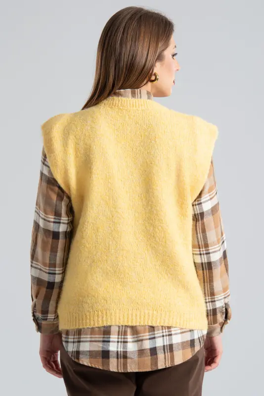 Καζάκα Μονόχρωμη Πλεκτή