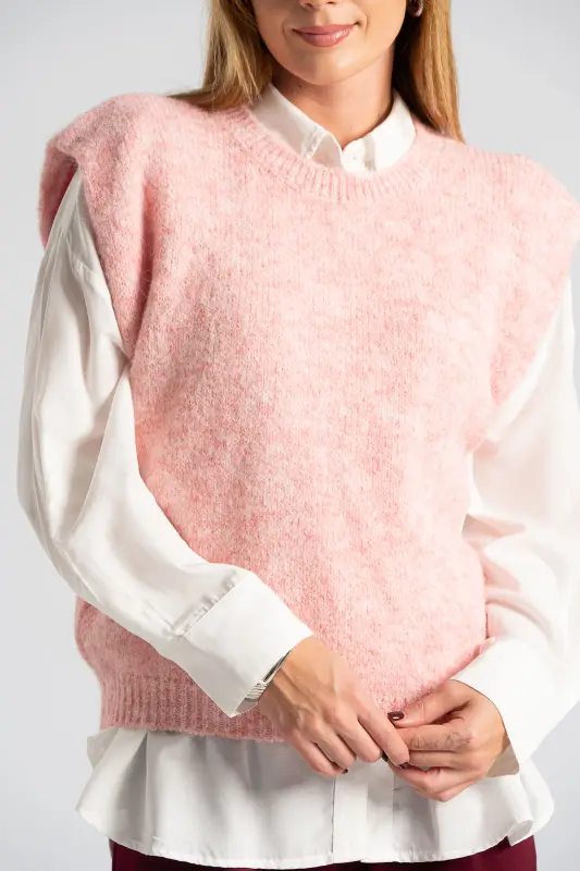 Καζάκα Μονόχρωμη Πλεκτή