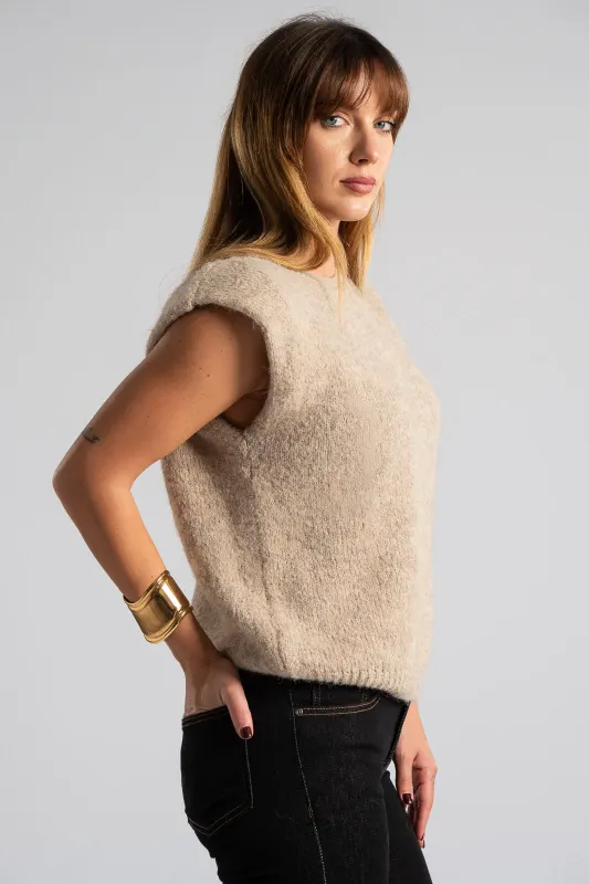 Καζάκα Μονόχρωμη Πλεκτή