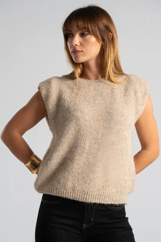 Καζάκα Μονόχρωμη Πλεκτή