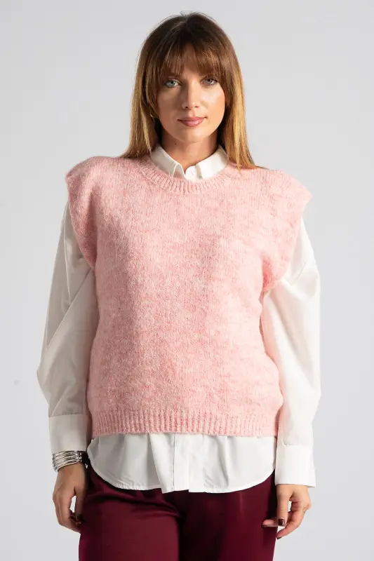 Καζάκα Μονόχρωμη Πλεκτή