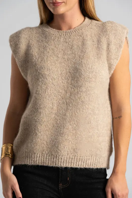 Καζάκα Μονόχρωμη Πλεκτή