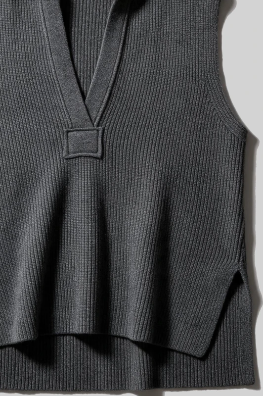 Slipover Knitted V-Neck