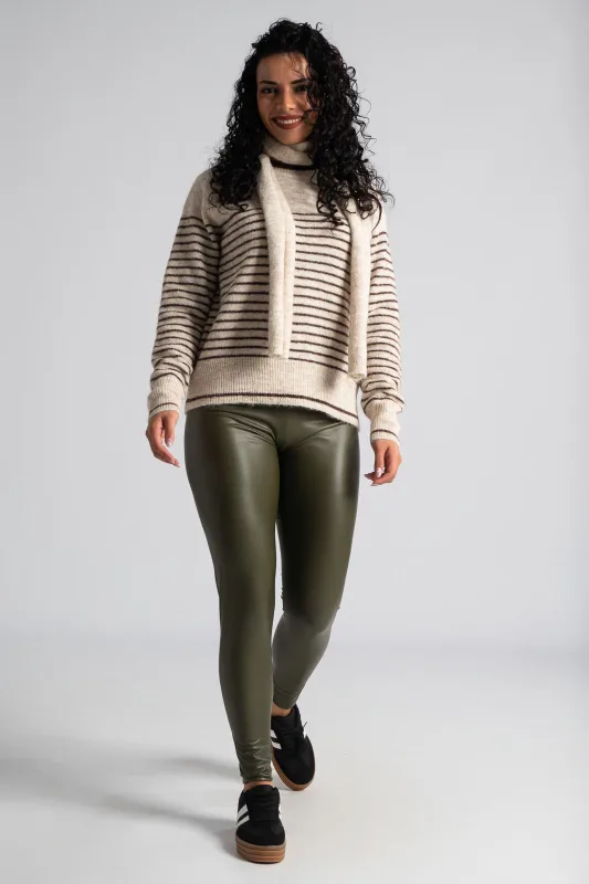 Leatherette Panties Waistband  